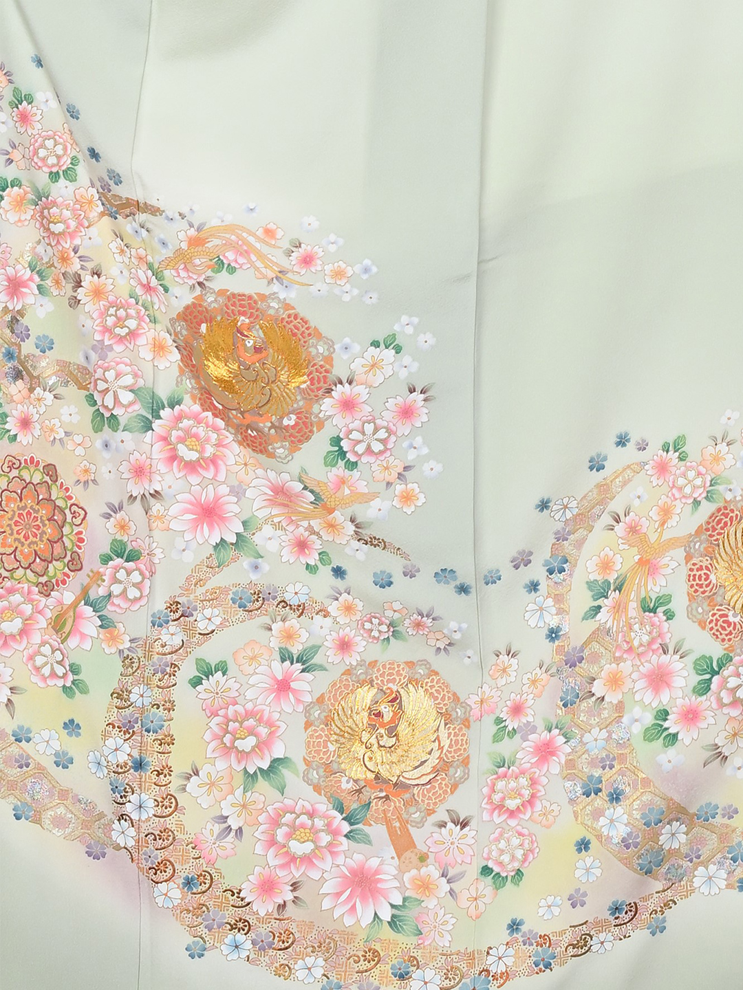 【M】 グリーン鳳凰百花繚乱