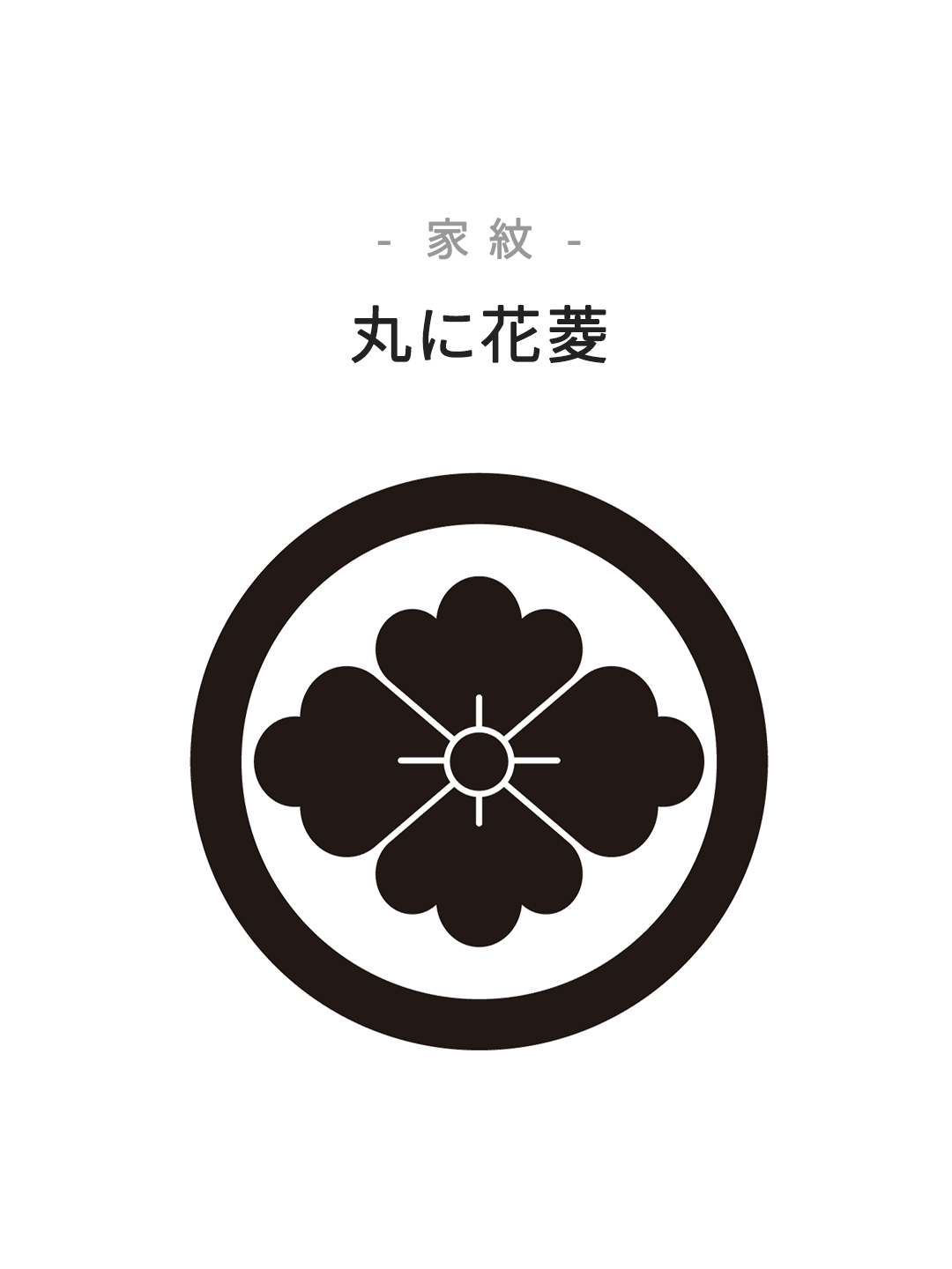 家紋　丸に花菱